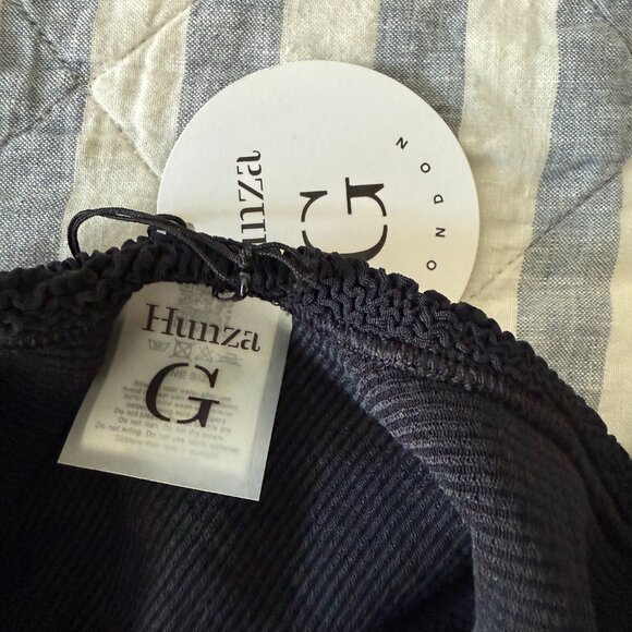 Hunza G ‘Celine’ One-Piece Swimsuit – Black | One Size | NWT - Picture 5 of 5